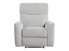 Preston Gray Reclining Chair - Ornate Home