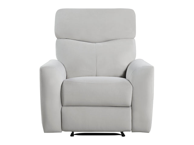 Preston Gray Reclining Chair - Ornate Home