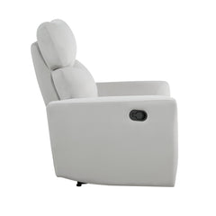 Preston Gray Reclining Chair - Ornate Home
