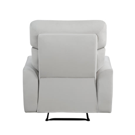 Preston Gray Reclining Chair - Ornate Home