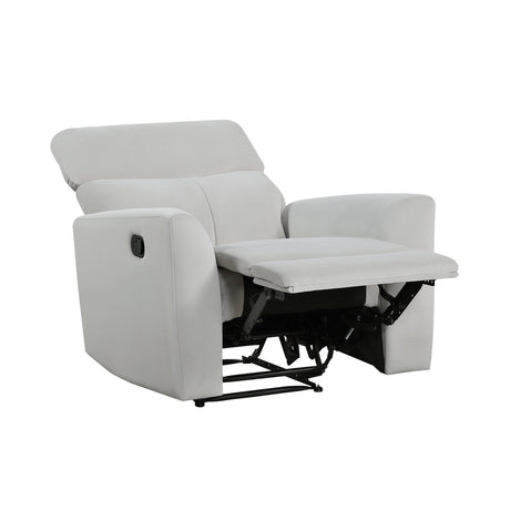 Preston Gray Reclining Chair - Ornate Home