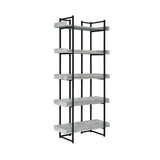 Preston Grey 2-Piece Office Furniture Set - Ornate Home