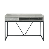Preston Grey 2-Piece Office Furniture Set - Ornate Home