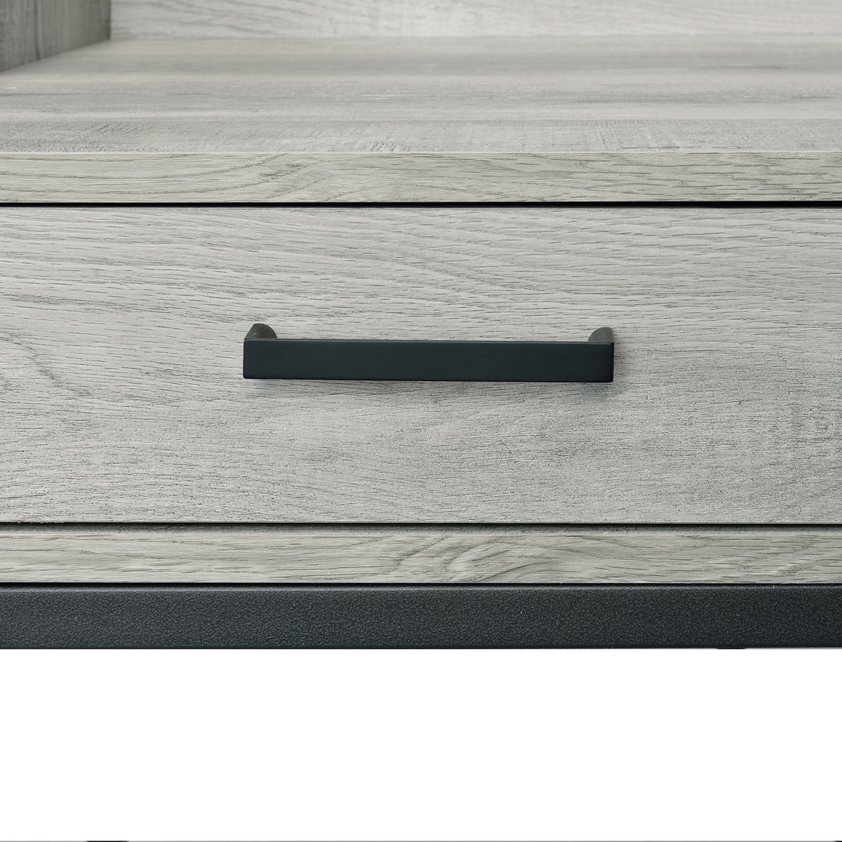 Preston Grey 2-Piece Office Furniture Set - Ornate Home