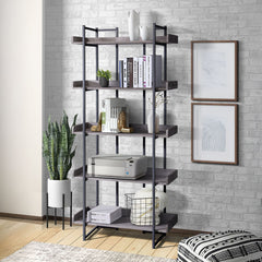 Preston Grey Bookshelf - Ornate Home
