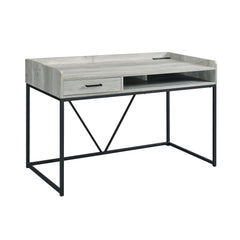 Preston Grey Desk - Ornate Home