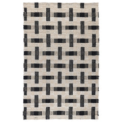 Preston Ivory/Black Rug - Ornate Home