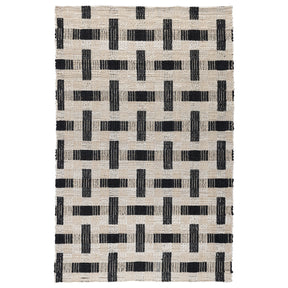 Preston Ivory/Black Rug - Ornate Home
