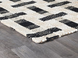 Preston Ivory/Black Rug - Ornate Home