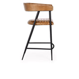 Preston Tudor Brown Counter Stool - Ornate Home