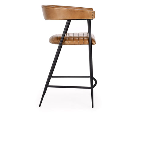 Preston Tudor Brown Counter Stool - Ornate Home
