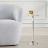 Pria Silver Crystal Drink Table - Ornate Home