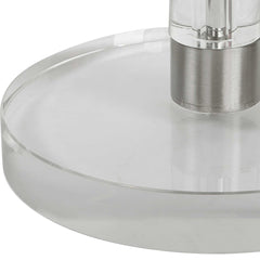 Pria Silver Crystal Drink Table - Ornate Home