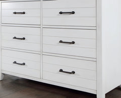 Priam White/Gray 4 Pc. Twin Bedroom Set - Ornate Home