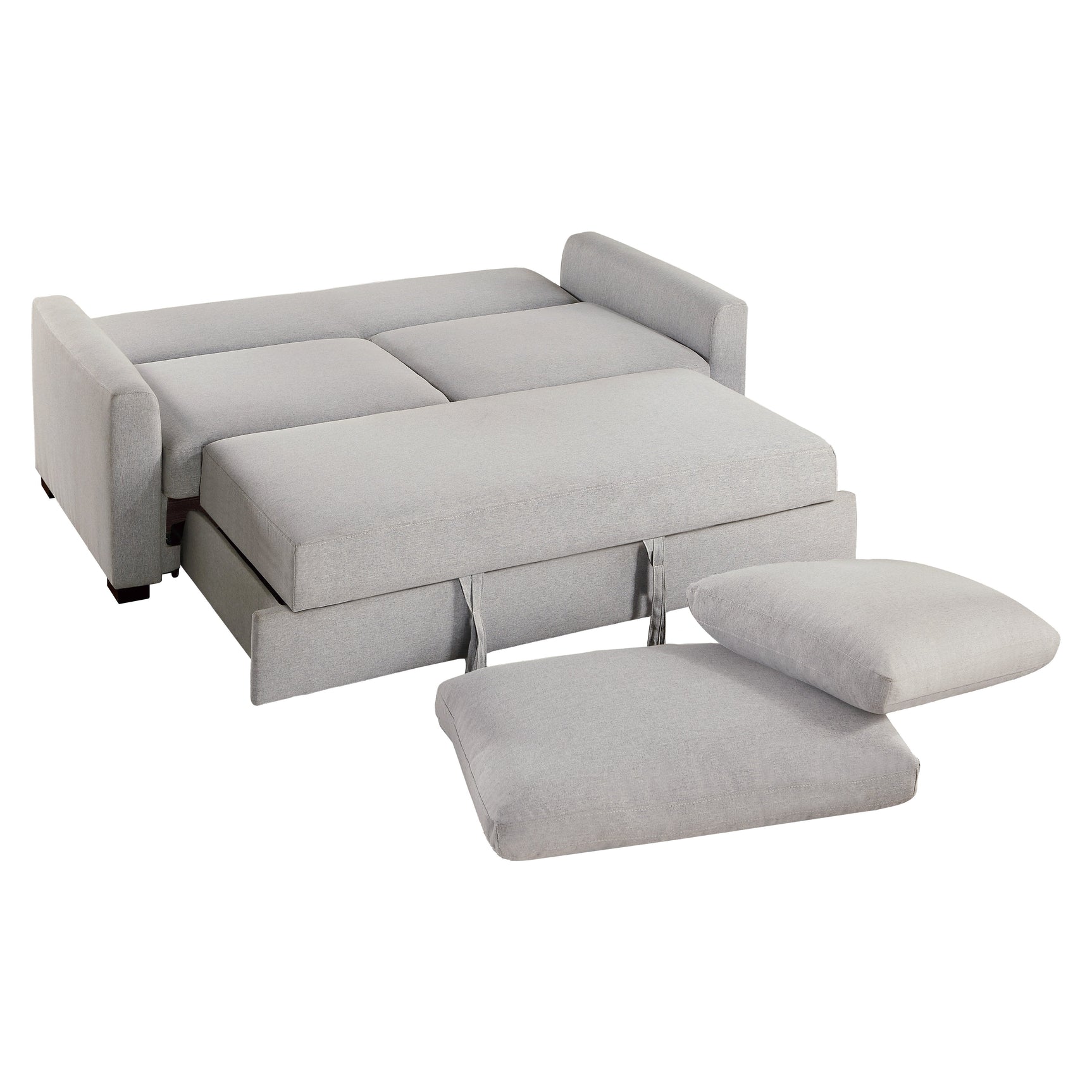 Price Gray Sofa with Pull-out Bed - Ornate Home