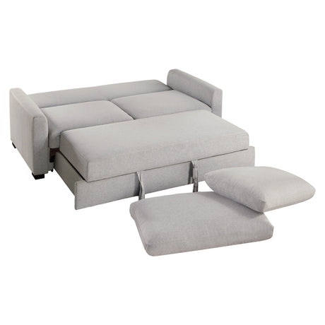 Price Gray Sofa with Pull-out Bed - Ornate Home