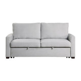 Price Gray Sofa with Pull-out Bed - Ornate Home