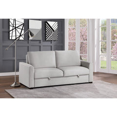 Price Gray Sofa with Pull-out Bed - Ornate Home