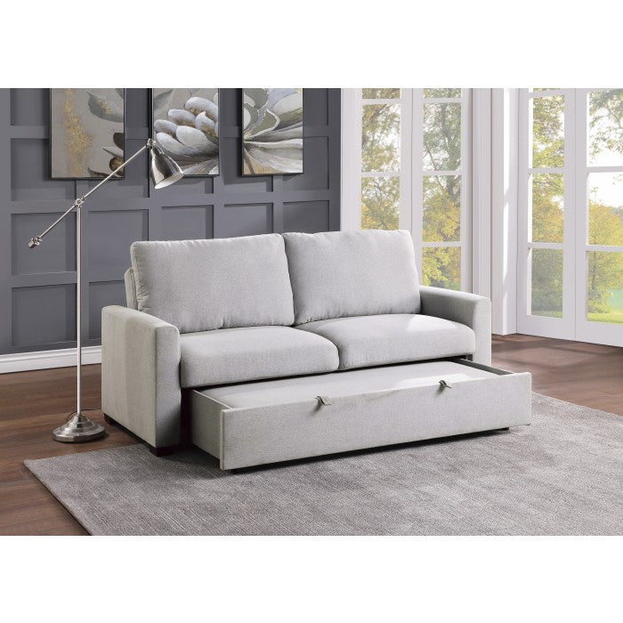 Price Gray Sofa with Pull-out Bed - Ornate Home