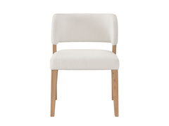 Prier Ivory/White Oak Side Chair (Set of 2) - Ornate Home