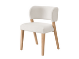 Prier Ivory/White Oak Side Chair (Set of 2) - Ornate Home