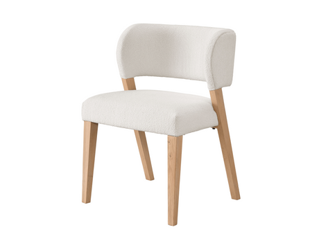 Prier Ivory/White Oak Side Chair (Set of 2) - Ornate Home