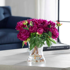 Prima Peony Pink/Purple Bouquet - Ornate Home