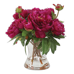 Prima Peony Pink/Purple Bouquet - Ornate Home