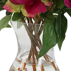 Prima Peony Pink/Purple Bouquet - Ornate Home