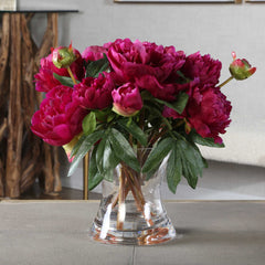 Prima Peony Pink/Purple Bouquet - Ornate Home