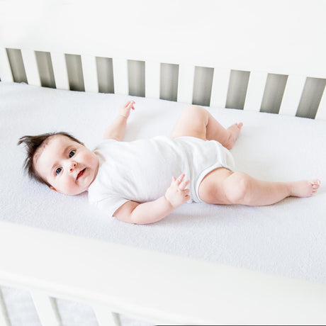 Prime™ Comfor White Crib Mattress Protector - Ornate Home