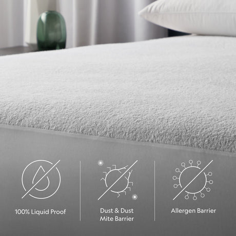 Prime™ Comfor White Full XL Mattress Protector - Ornate Home
