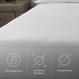 Prime White Split Head Cal King Mattress Protector - Ornate Home