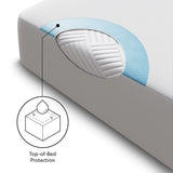 Prime White Split Head Cal King Mattress Protector - Ornate Home