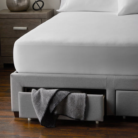 Prime™ White Split Head King Mattress Protector - Ornate Home