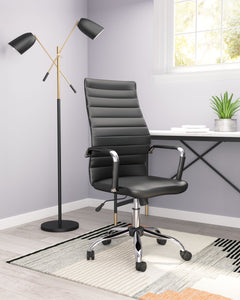 Primero Black Office Chair - Ornate Home