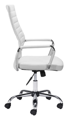 Primero White Office Chair - Ornate Home