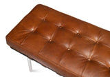 Prince Albert Brown Bench Leather - Ornate Home