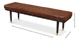 Prince Albert Brown Bench - Ornate Home