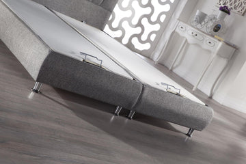 Prince Gray Storage Bed - Ornate Home
