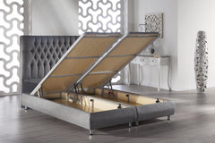 Prince Gray Storage Bed - Ornate Home