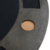 Prince Gray Round Game Table