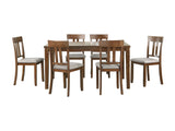 Prineville Cherry 7-Piece Pack Dinette Set - Ornate Home