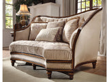 Priscilla Dark Oak Loveseat  / HD-823 - Ornate Home