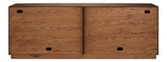 Prism Brown 4 Door Credenza - Ornate Home