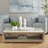 Prism Light Oak Coffee Table - Ornate Home