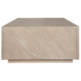Prism Light Oak Coffee Table - Ornate Home