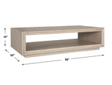 Prism Light Oak Coffee Table - Ornate Home