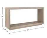 Prism Light Oak Console Table - Ornate Home