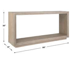 Prism Light Oak Console Table - Ornate Home